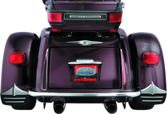 Kuryakyn Rear Mud Flaps For Trikes Chrome