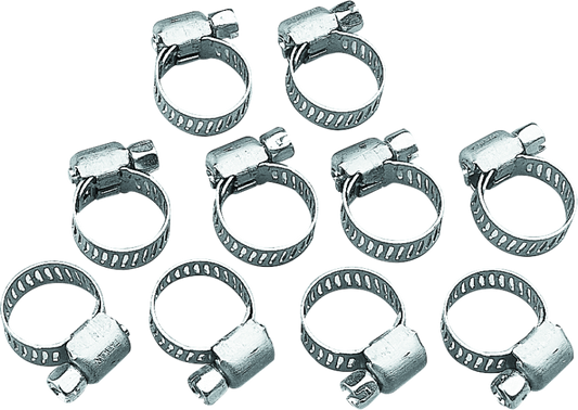 Bikers Choice Stainless Steel Mini Clamp 10 Pk