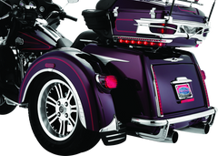 Kuryakyn Rear Mud Flaps For Trikes Chrome