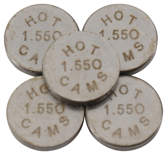 Hot Cams 04-08 400 DVX/02-16 CRF 450 R 1.550mm Shim Kit - 5 Pack