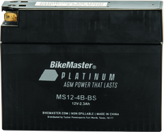 BikeMaster AGM Battery - MS12-4B-BS