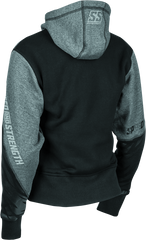 Speed and Strength Cat Outa Hell Hoody Grey/Black Womens - XS