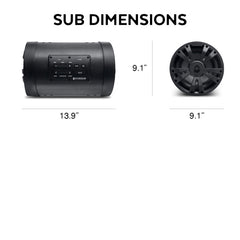 Ecoxgear SoundExtreme ES08 subwoofer Dual 8"