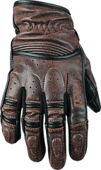 Speed and Strength Rust and Redemption Leather Gloves Brown - Large