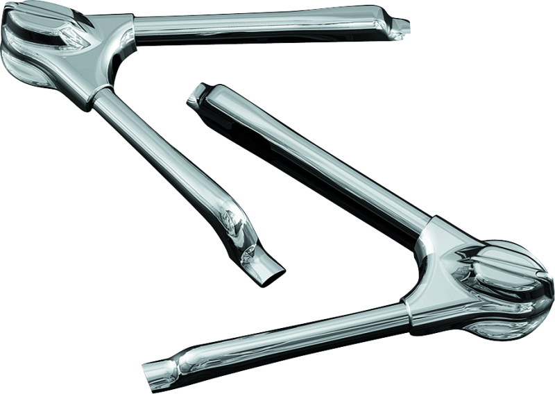 Kuryakyn Swingarm Tube Covers 08-17 Softail Models Chrome