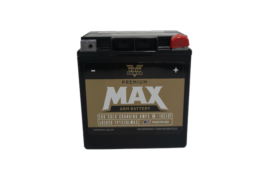 Twin Power GYZ-32HL Premium MAX Battery Replaces H-D 66010-97A Made in USA 500 CCA