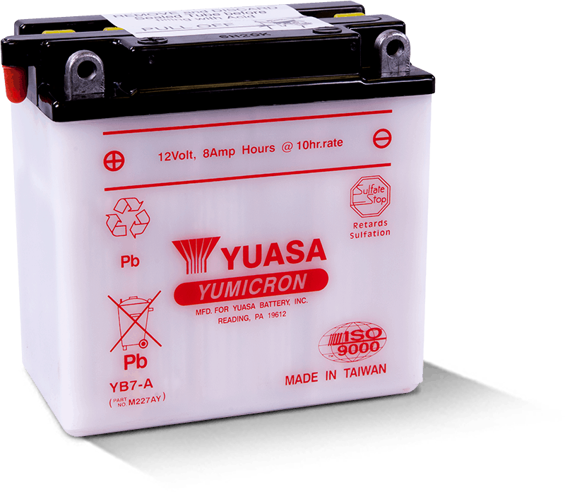 Yuasa YB7-A Yumicron 12-Volt Battery