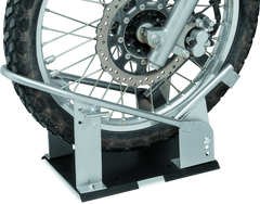 BikeMaster Heavy Duty Wheel Chock - Silver