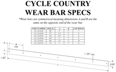 KFI CC Wear Bar 66 in.