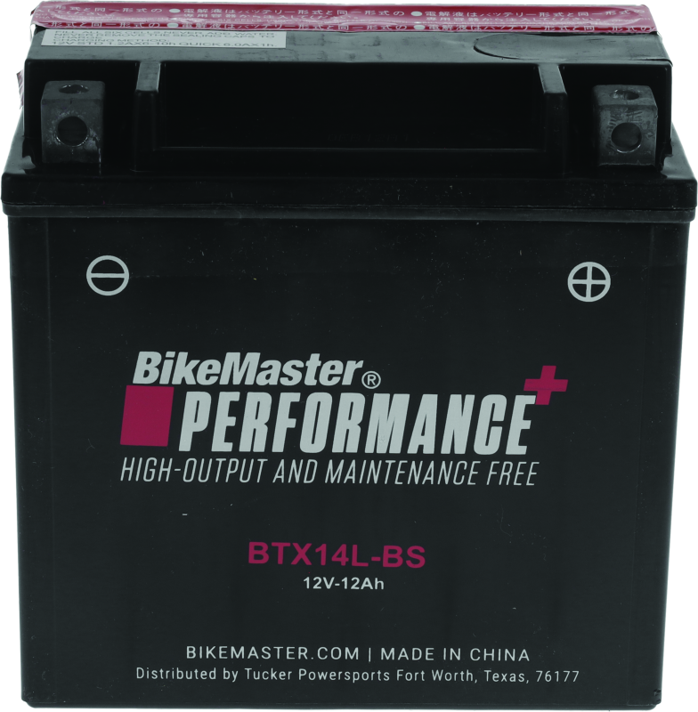 BikeMaster BTX14L-BS Battery