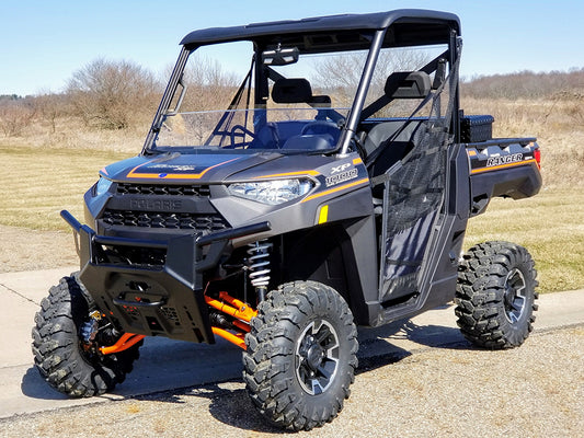 Polaris Ranger Full-Size 2013-2020 Short Windshield by Spike-HC