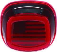 Kuryakyn Freedom Taillight Red Lens With License Light