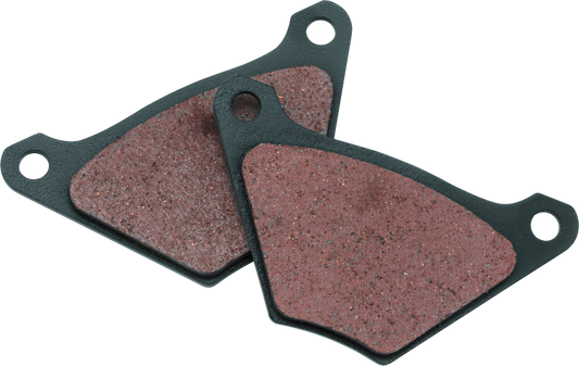 Twin Power 72-80 Banana Caliper Organic Brake Pads Replaces H-D 44135-74 44029-82 44098-77 44032-79