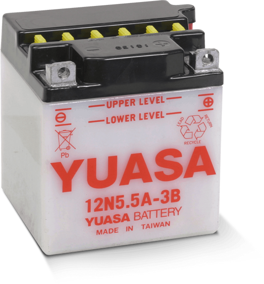 Yuasa 12N5.5A-3B Conventional 12 Volt Battery