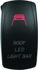 DragonFire Racing Lighted Switch Roof Led On/Off Red