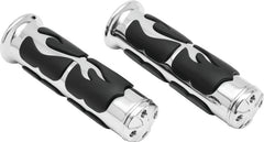 Kuryakyn ISO Flame Grips Metric Universal 1inch Chrome