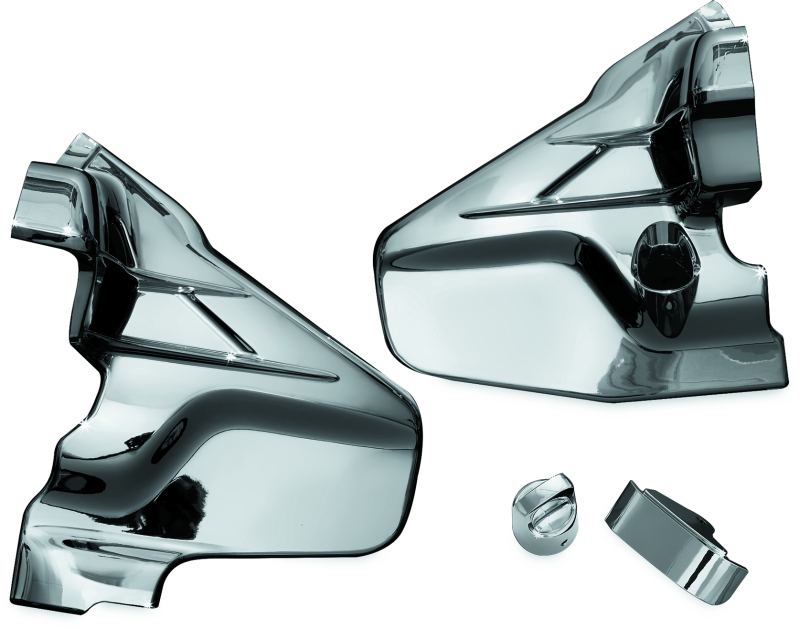 Kuryakyn Louvered Transmission Cover 01-17 Honda GL1800 Chrome