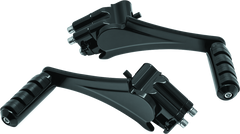 Kuryakyn Adjustable Passenger Pegs With Small ISO Pegs Black
