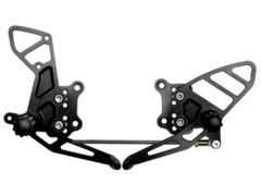 Vortex Racing 01-04 Suzuki GSX-R1000,01-05 GSX-R600,00-05 GSX-R750 Rear Set- Black