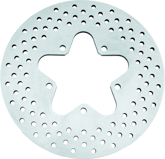 Bikers Choice 86-99 FLT Stock Replacement Rear Brake Rotor Drilled Steel