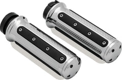 Kuryakyn Heavy Industry Grips Throttle-By-Wire Chrome
