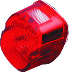 Bikers Choice 99-03 Big Twin & XL Red Laydown Taillight With Top License Light