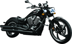 Kuryakyn Trident Dually Without Adapters Black
