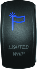 DragonFire Racing Lighted Switch Whip On/Off Blue