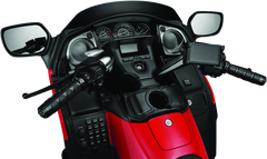 Kuryakyn ISO-Grips With OEM Heated Grip 06-20 Honda GL1800 Black