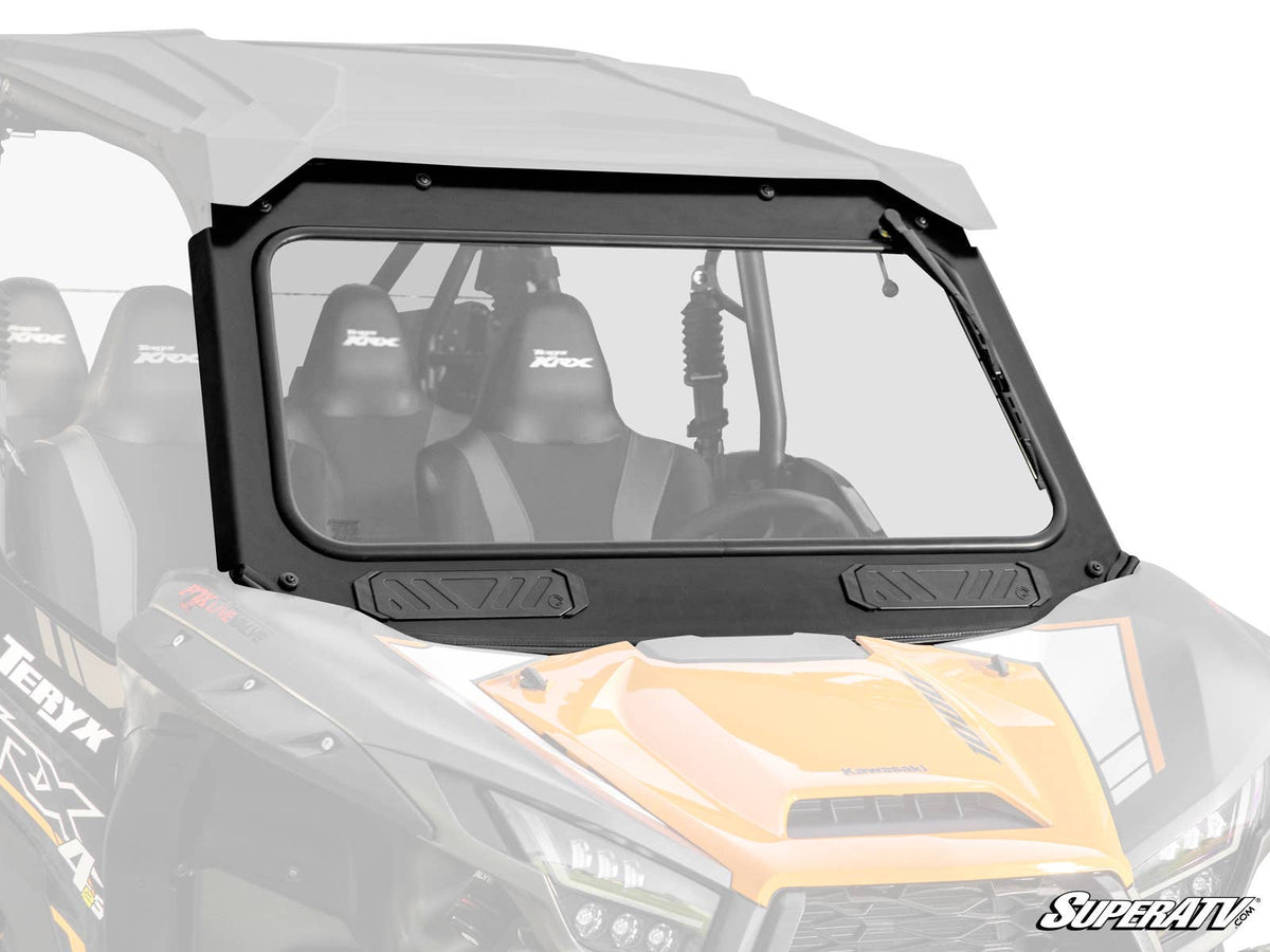 A SUPERATV PRODUCT KAWASAKI TERYX KRX 1000 GLASS WINDSHIELD